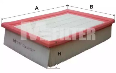 K214 MFILTER Фільтр повітряний BMW 3 (E36/46) /5 (E39)/X3